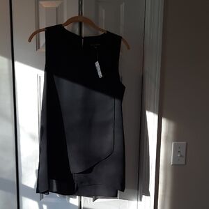 NWT.  Zac & Rachel Classic Black Blouse